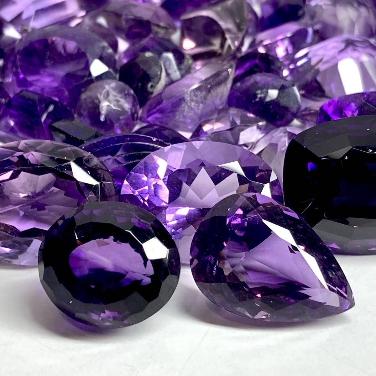 ☆天然アメジストおまとめ501.5ct☆m 約100.3g ルース 裸石 宝石 ジュエリー jewelry アメシスト amethyst w4め27拍卖