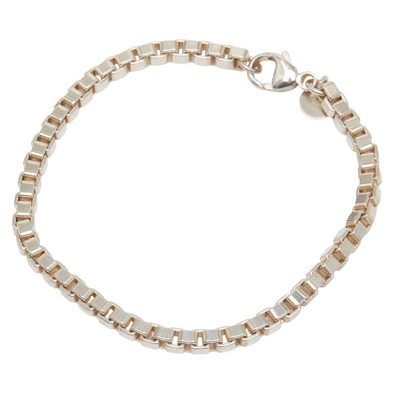 ティファニー ベネチアン リンク ブレスレット シルバー SV925 レディース TIFFANY&Co. 【中古】拍卖