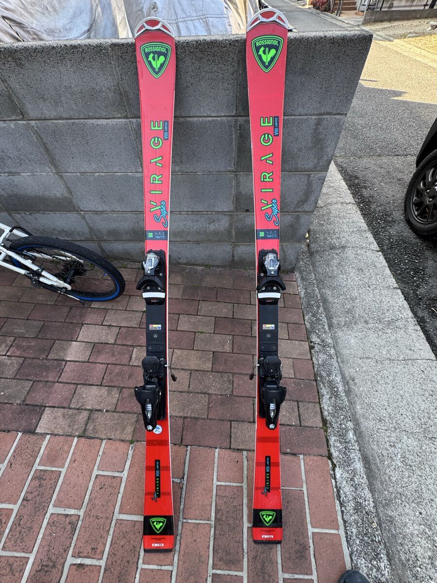 送料込み!!ROSSIGNOL ロシニョール スキー板 SUPER VIRAGE VIII LTD R22 + SPX 14 ROCKERACE GW拍卖