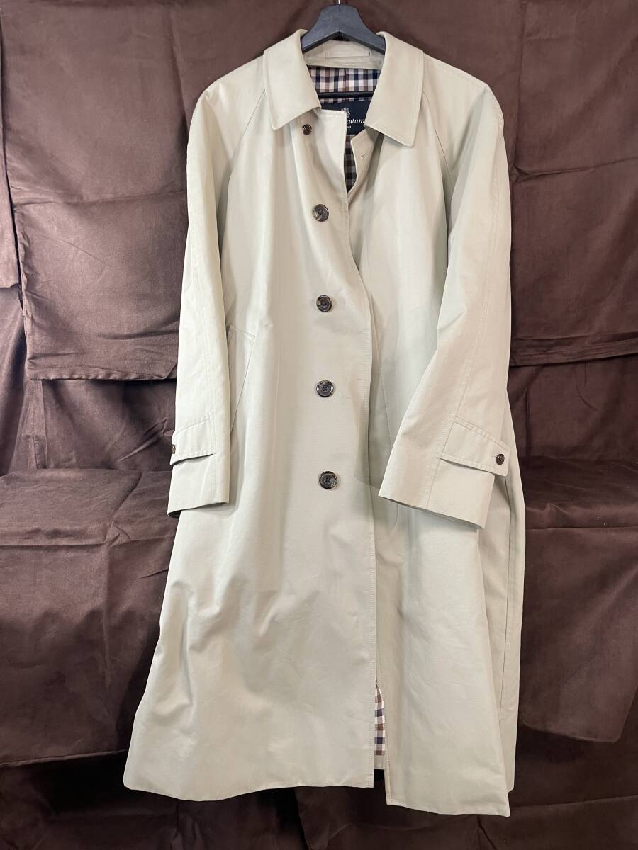 4シーズン現物限り美品18500円即決!即決!Aquascutum アクアスキュータムトレンチコート Lサイズ~XLサイズ相当 拍卖