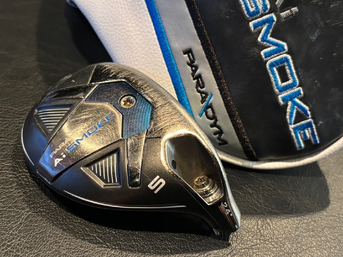 1円スタート♪ キャロウェイ パラダイム Ai SMOKE ユーティリティ 5H 24° 中古ヘッド単品拍卖