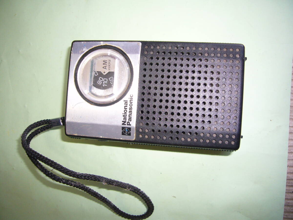 National Panasonic AM ラジオ R-1018 中古ラジオ 昭和レトロ/当時物拍卖