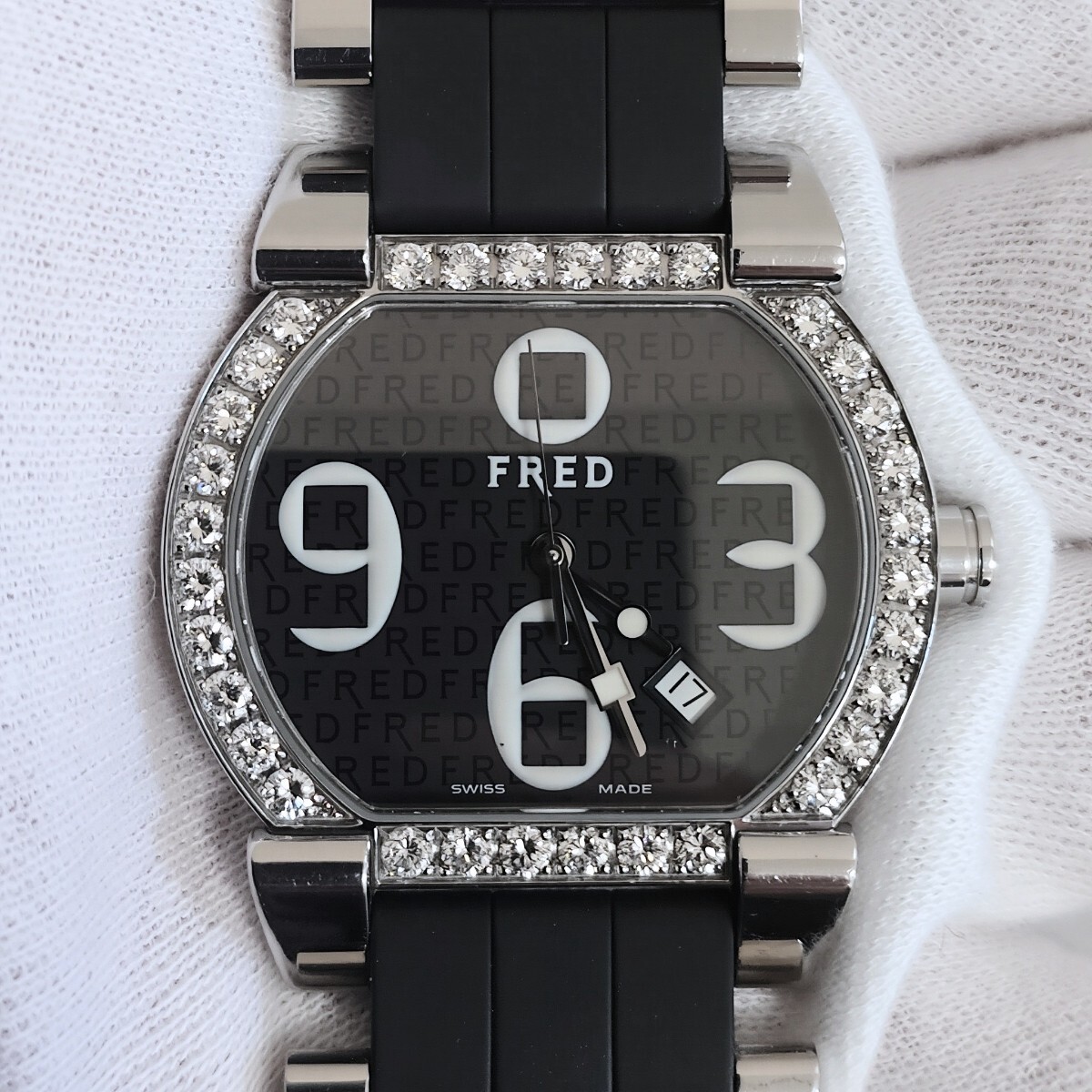 136.5万 FRED MOVE1 フレッド 腕時計 ダイヤ アクセサリー フォース10 ブレスレット拍卖