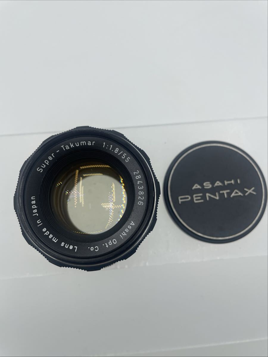 ジャンク】Asahi Pentax Super Takumar 55mm F1.8 M42マウント 単焦点レンズ 部品取り 修理用拍卖