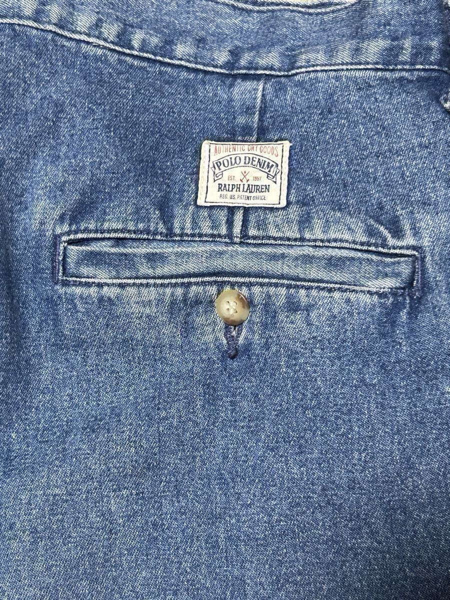 RARE 90s POLO DENIM Two Tuck Trouser ポロデニム ツータックトラウザー Ralph Lauren ラルフローレン Country カントリー RRL スラックス拍卖