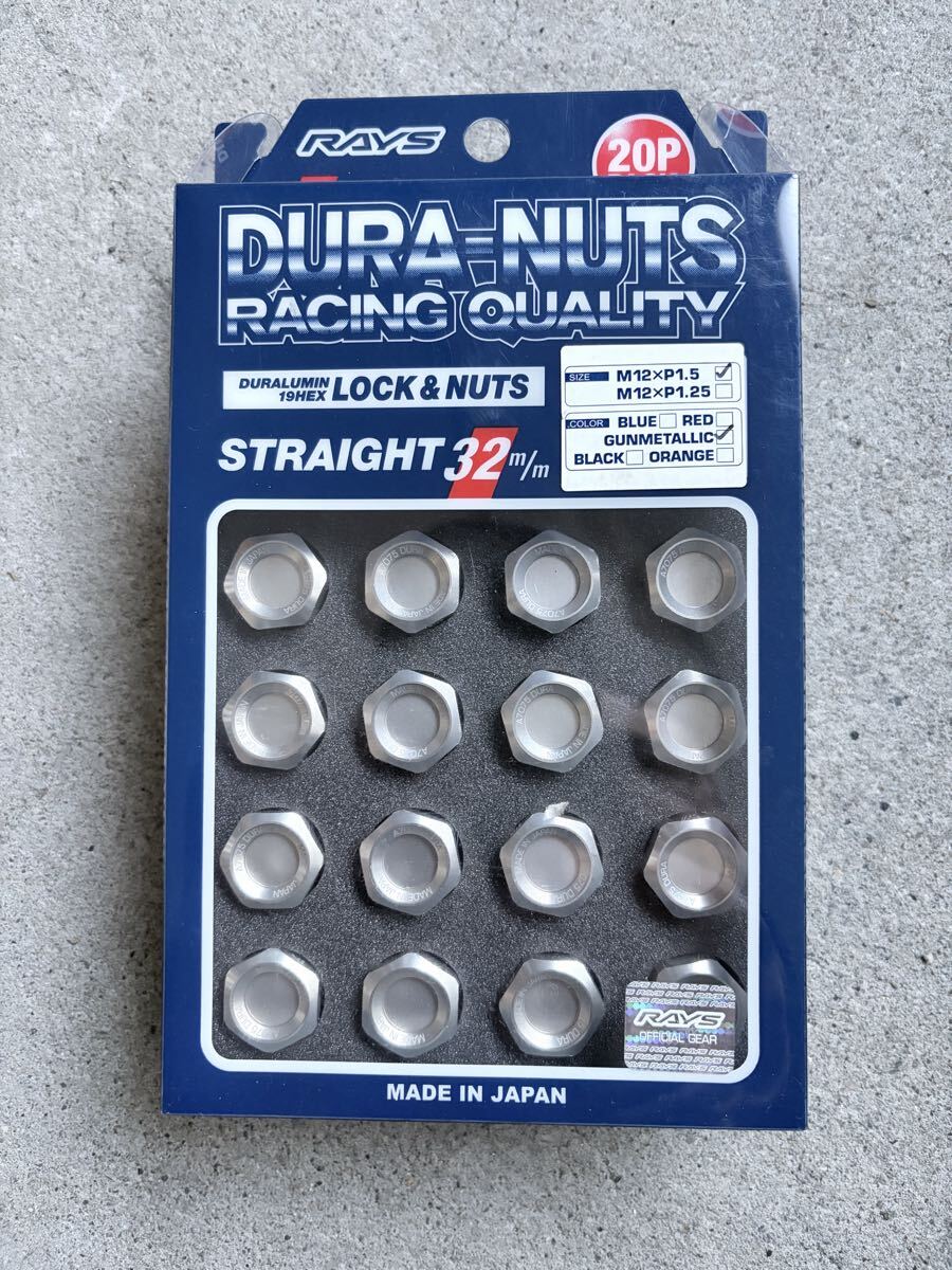 ◆RAYS ロックナット DURA-NUTS 19HEX 32㎜ M12×P1.5 シルバー◆拍卖