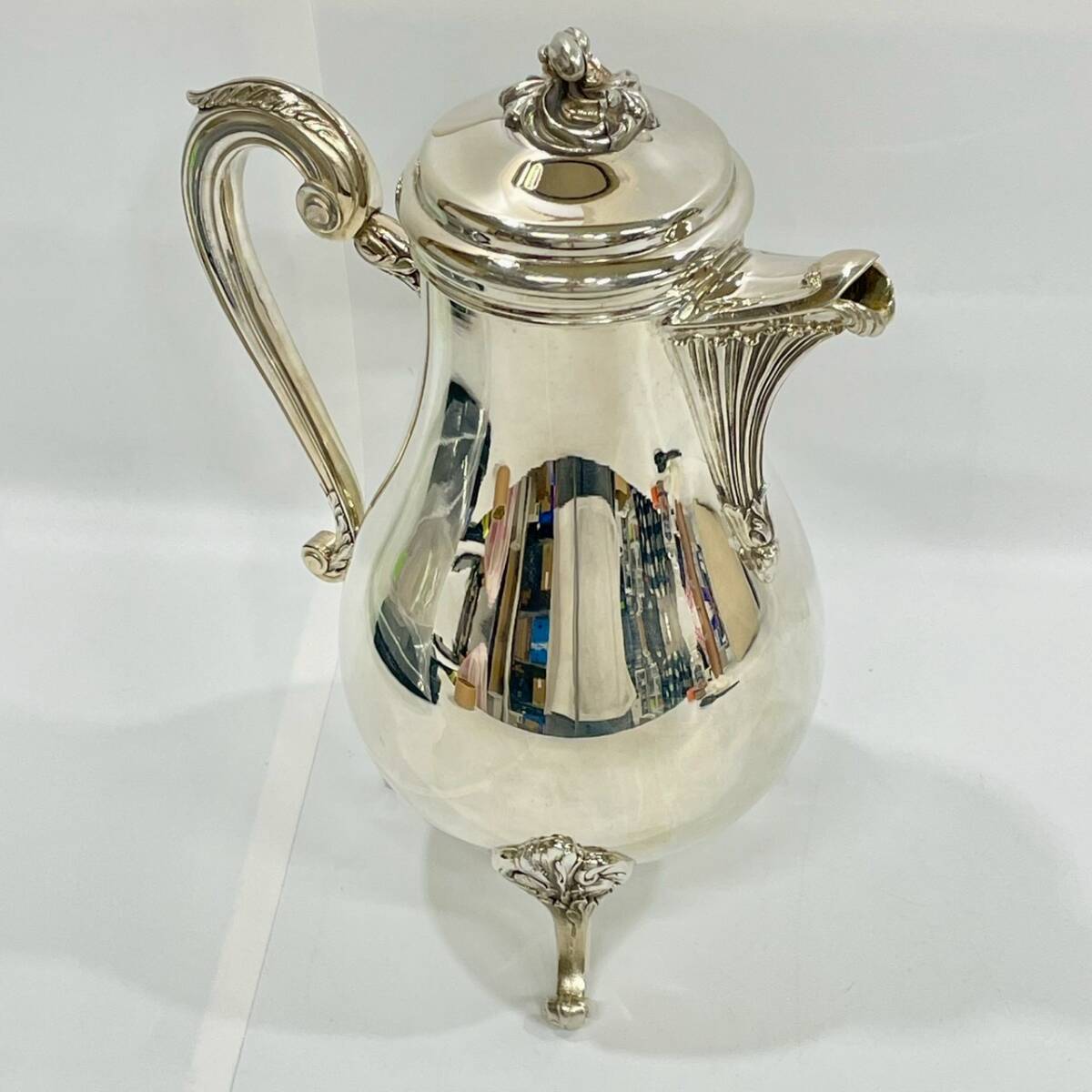 ■ 1円〜【現状保管品】 CHRISTOFLE クリストフル ポット ティーポット シルバーカラー 洋食器 アンティーク ヴィンテージ K162878拍卖