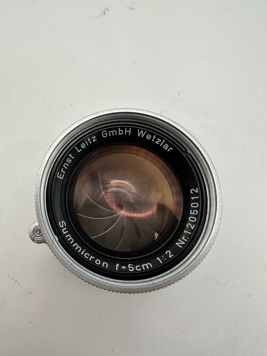 【1円スタート】Leica ライカ Summicron f=5cm 1:2 Nr Ernst Leitz GmbH Wetzlar カメラレンズ 120番台拍卖