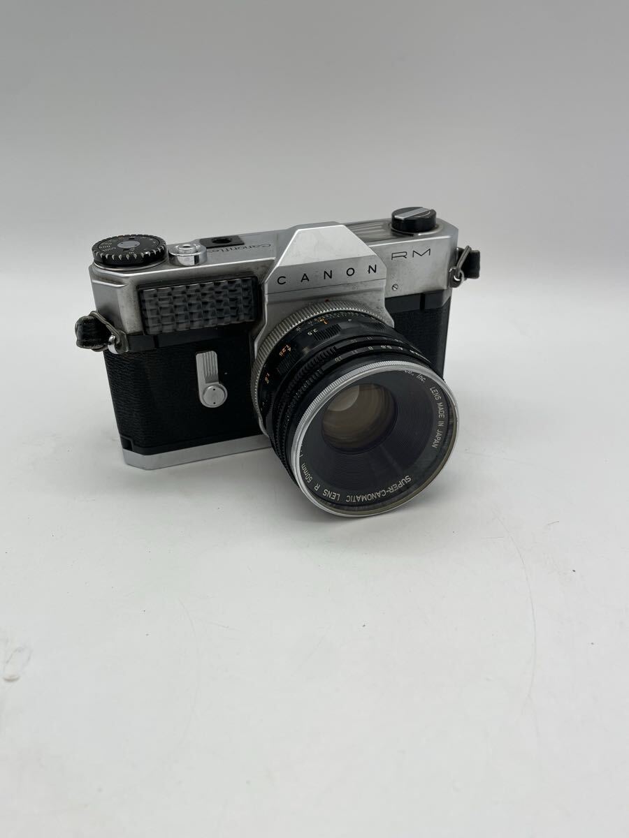 3-21【送料無料】Canonflex RM 35mm フィルム 一眼レフカメラ キャノンフレックス キャノン Canon SUPER-CANOMATIC LENS R 50mm F1.8拍卖