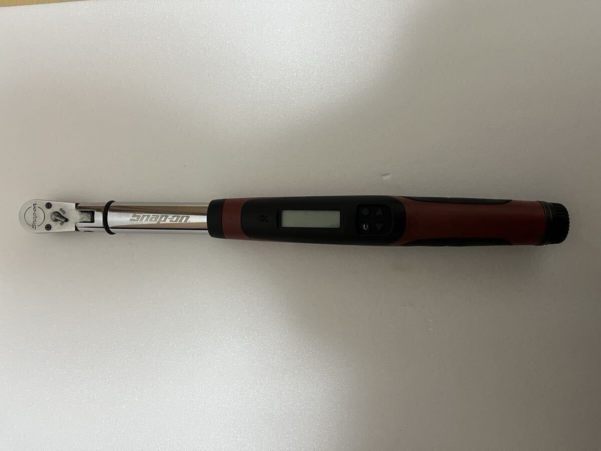 スナップオン 3/8 9.5mm デジタルトルクレンチ TECH2FR100SJ ジャンク品 6.8〜135Nm拍卖