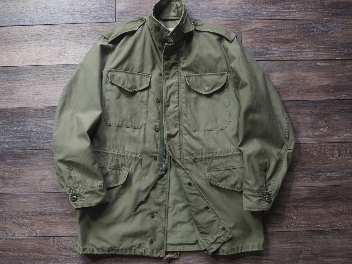 M-1951 U.S.ARMY フィールドジャケット L-M 希少モデル 米軍実物ヴィンテージ M-65前身 M-51拍卖