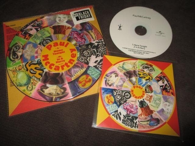 paul mccartney home tonight (RAREアドバンス盤と限定7”シングルのセットです。送料込)拍卖
