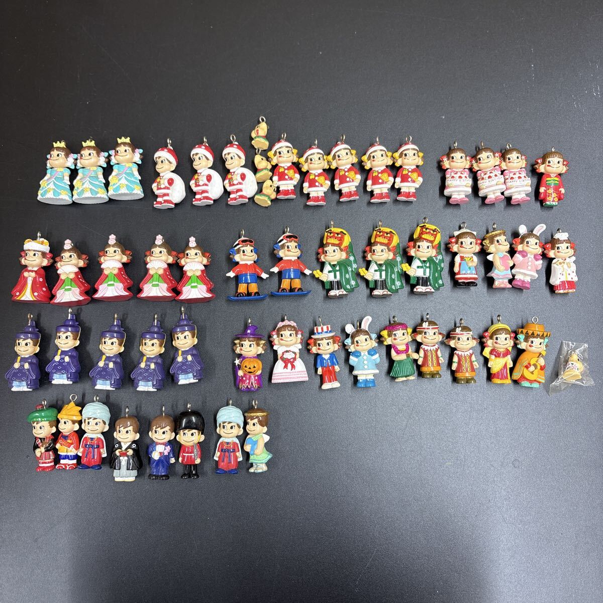 不二家 ペコちゃん ポコちゃん マスコット フィギュア キーホルダー拍卖