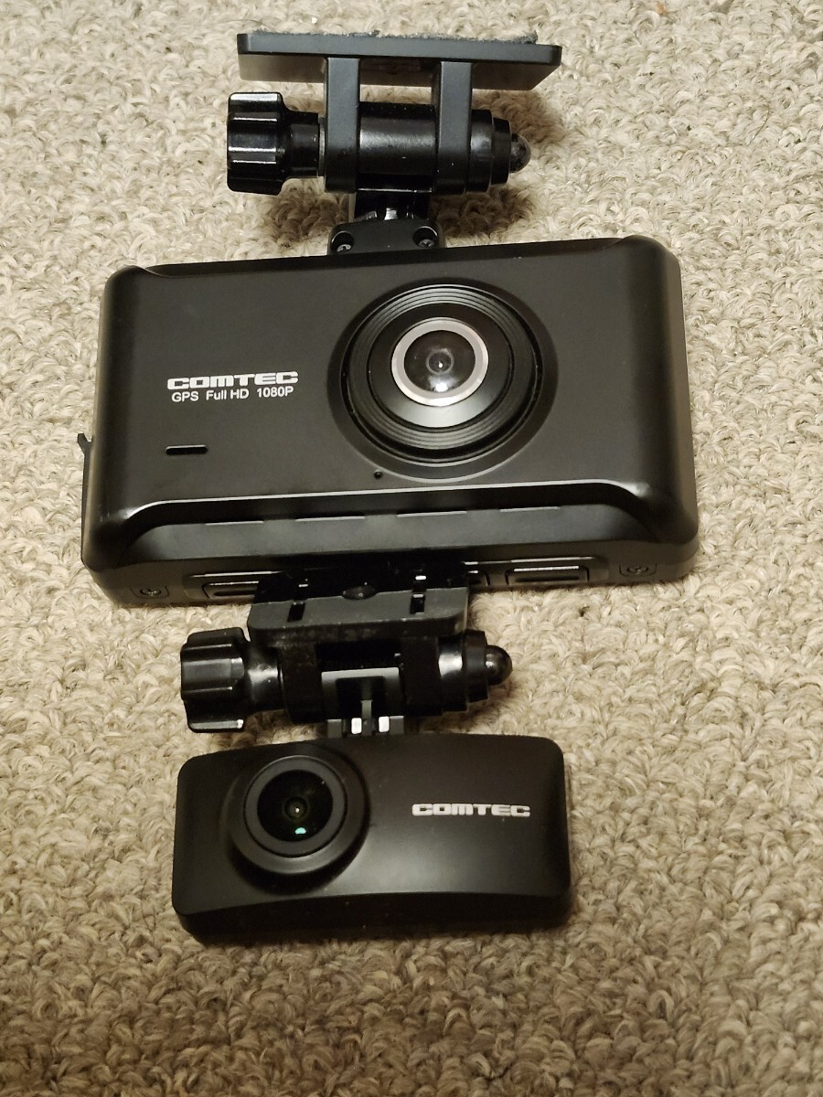 ☆F コムテック ZDR025 ドライブレコーダー 前後カメラ 駐車監視機能 COMTEC 簡易動作確認動作確認済み拍卖