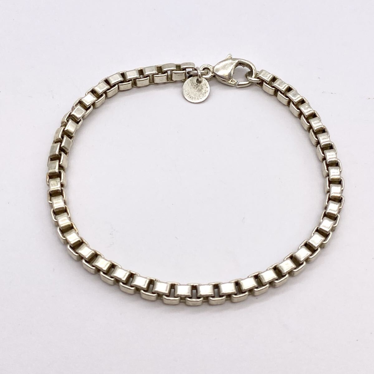 【X-1】 TIFFANY&Co. ティファニー SV925 ベネチアン ブレスレット シルバー アクセサリー拍卖