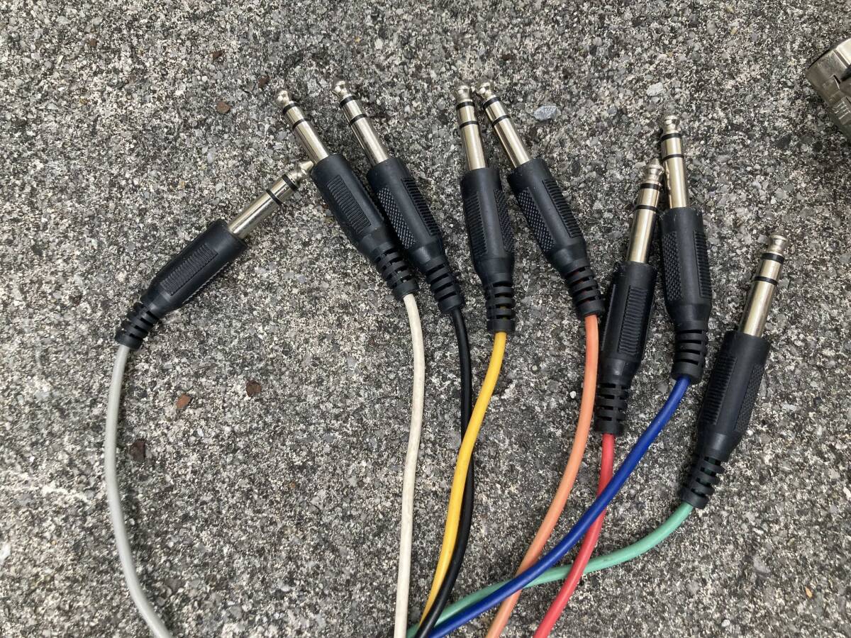 8ch スネークケーブル XLR(メス) - TRSフォン(オス) 約5m マルチケーブル拍卖