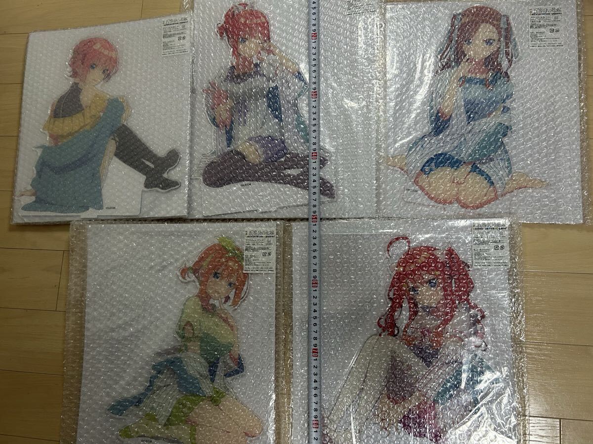 【新品未開封/他多数出品中】★希少★1円〜五等分の花嫁 アクリルスタンド32cm アパレル第2弾 UNDER GROUND CIRCUS 一花二乃三玖四葉五月拍卖