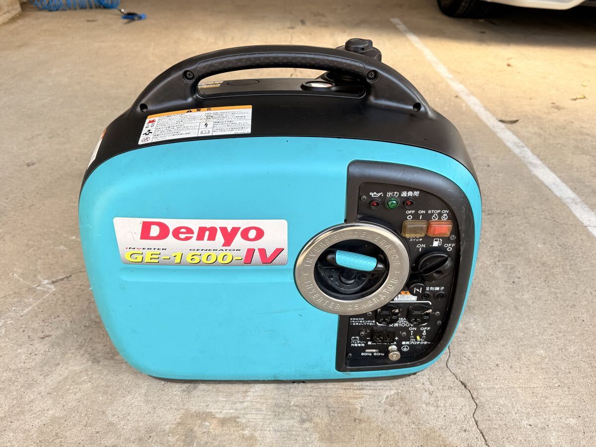 Denyo デンヨー インバーター発電機 GE-1600-IV 1.6kva 防音 ジャンク拍卖