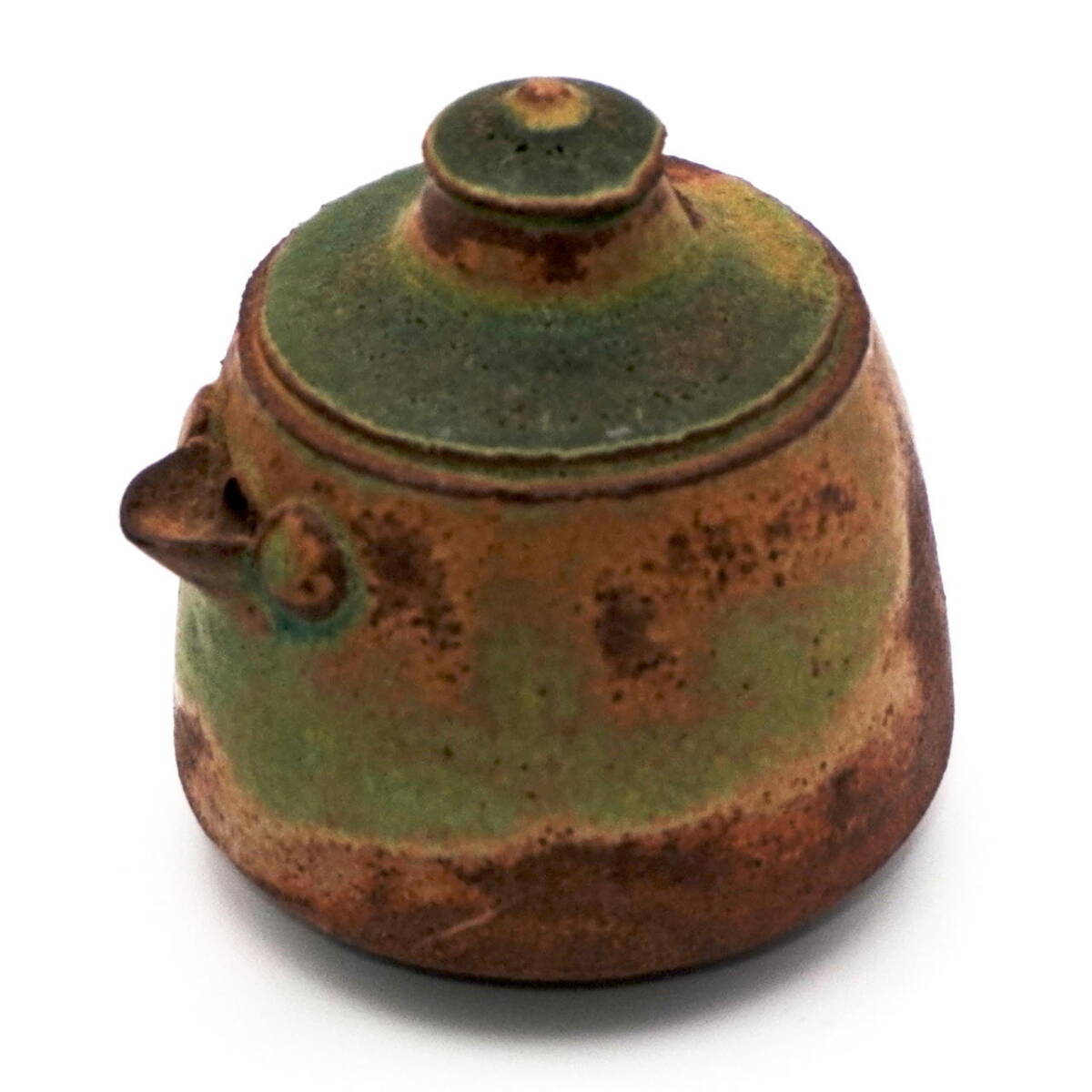 陶器水滴・硯滴 高倉窯(80507)岡山? 水差し書道 硯拍卖