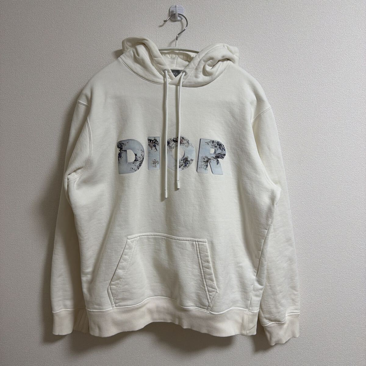 DIOR ディオール ダニエル アーシャム DIORロゴ パーカー size M ホワイト メンズ拍卖