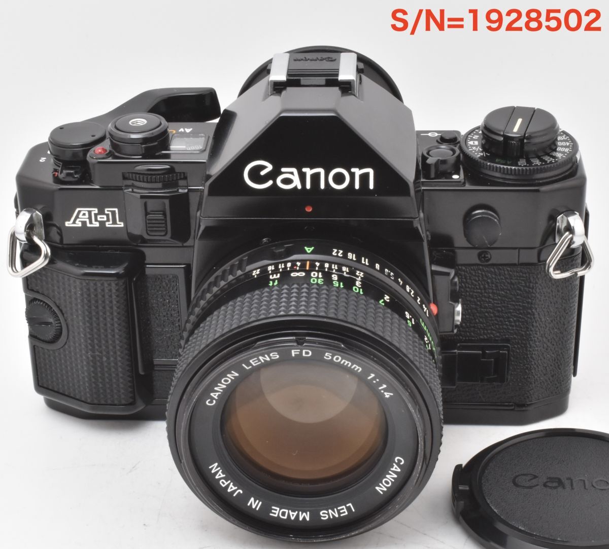 【EF-5RP測定】Canon A-1 +NEW FD50mmF1.4 _P,S,A機能OK_整備済(1928502_136)拍卖