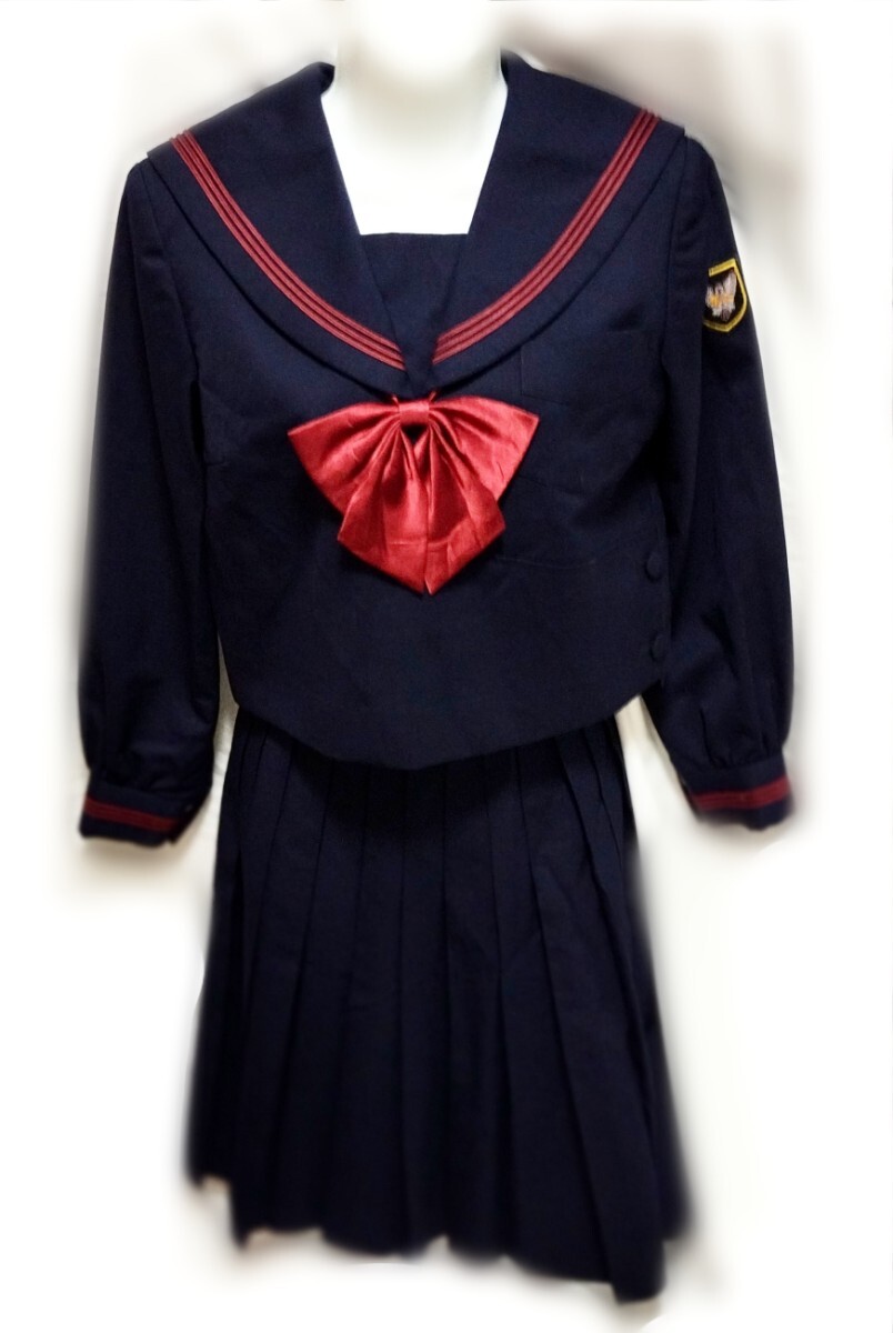 神奈川横浜隼人高校 制服 学生服 セーラー服 冬スカート拍卖