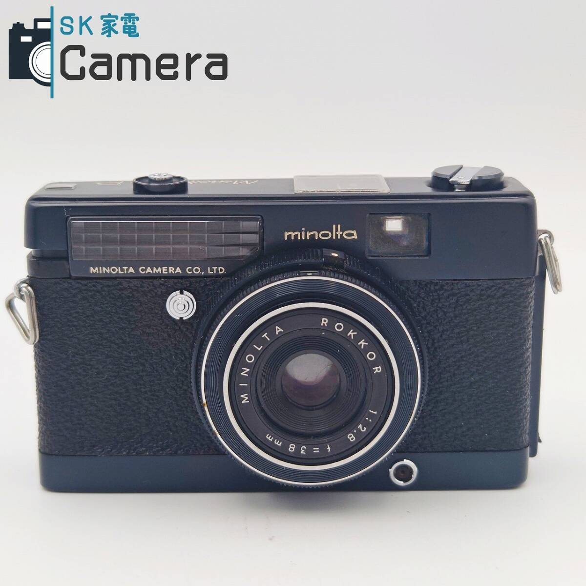 【中古】 MINOLTA Minoltina-P ROKKOR 38mm F2.8 ブラック ミノルタ 訳あり拍卖
