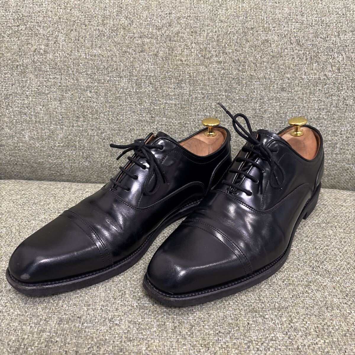 リーガル ストレートチップ ビジネスシューズ 黒 25cm REGAL拍卖