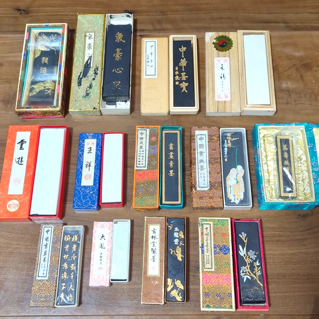 中国墨 おまとめ 古墨 書道 文房四宝 未使用品多数 書道具 唐墨 墨拍卖