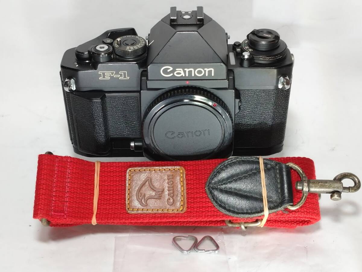 ★人気のNew F-1/動作確認済み★ Canon キャノン New F-1 アイレベルファインダーFN ボディー 80年代のキャノンの名機の逸品!#3227拍卖