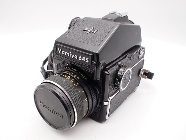 マミヤ Mamiya M645 1000S / MAMIYA SEKOR C 80mm 中判フィルムカメラ グリップ付き ボディ レンズ ヴィンテージ ξ拍卖