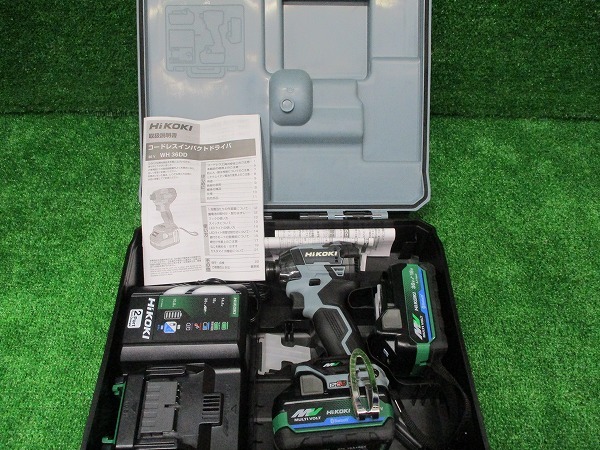 【 HiKOKI / ハイコーキ 】 WH36DD 2XHSZ(IG) コードレスインパクトドライバ36V 特別限定色 3023拍卖