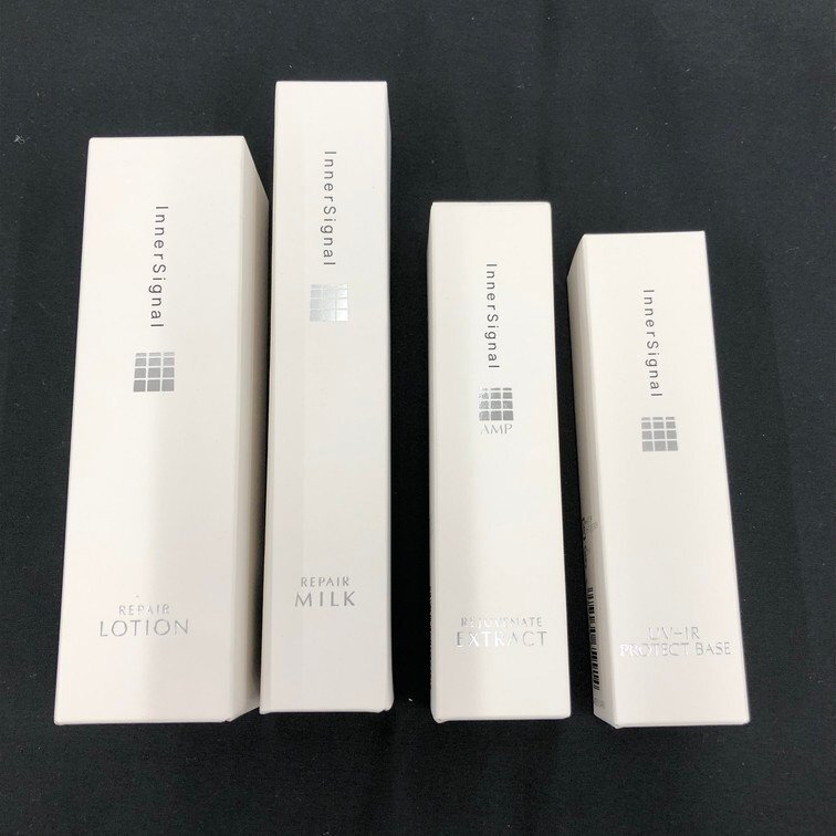 大塚製薬 InnerSignal インナーシグナル 薬用化粧水/乳液/化粧下地/美容液 4点おまとめ 未開封品【ECAV3029】拍卖