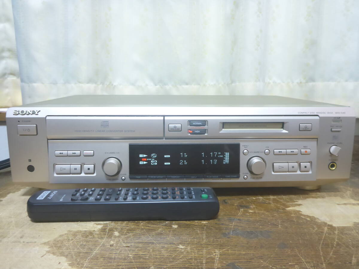 SONY MXD-D40 CDプレーヤー MDレコーダー ソニー拍卖