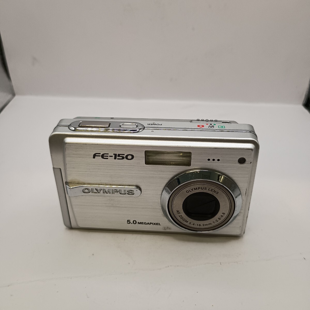 4749 1円スタート 【動作確認済み】 OLYMPUS FE-150 シルバー コンパクトデジタルカメラ拍卖