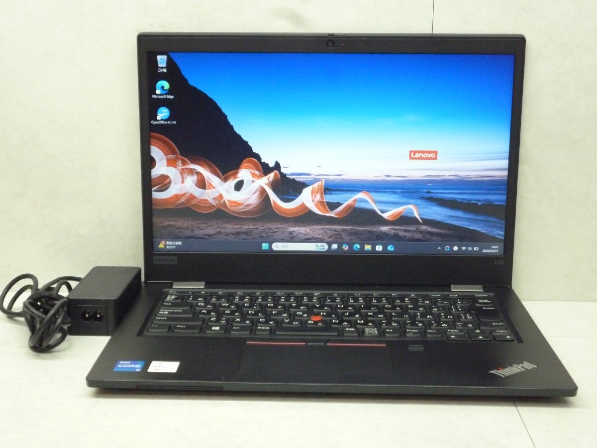 ☆1円☆第11世代☆Thinkpad L13 Gen2 20VH-0008JP☆Core i5 2.40GHz/8GB/SSD256GB/無線/Bluetooth/カメラ/Office/Win11 DtoD領域☆拍卖
