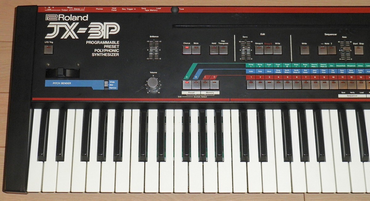 【完動品】オーバーホール済み Roland JX-3P ローランド シンセサイザー拍卖