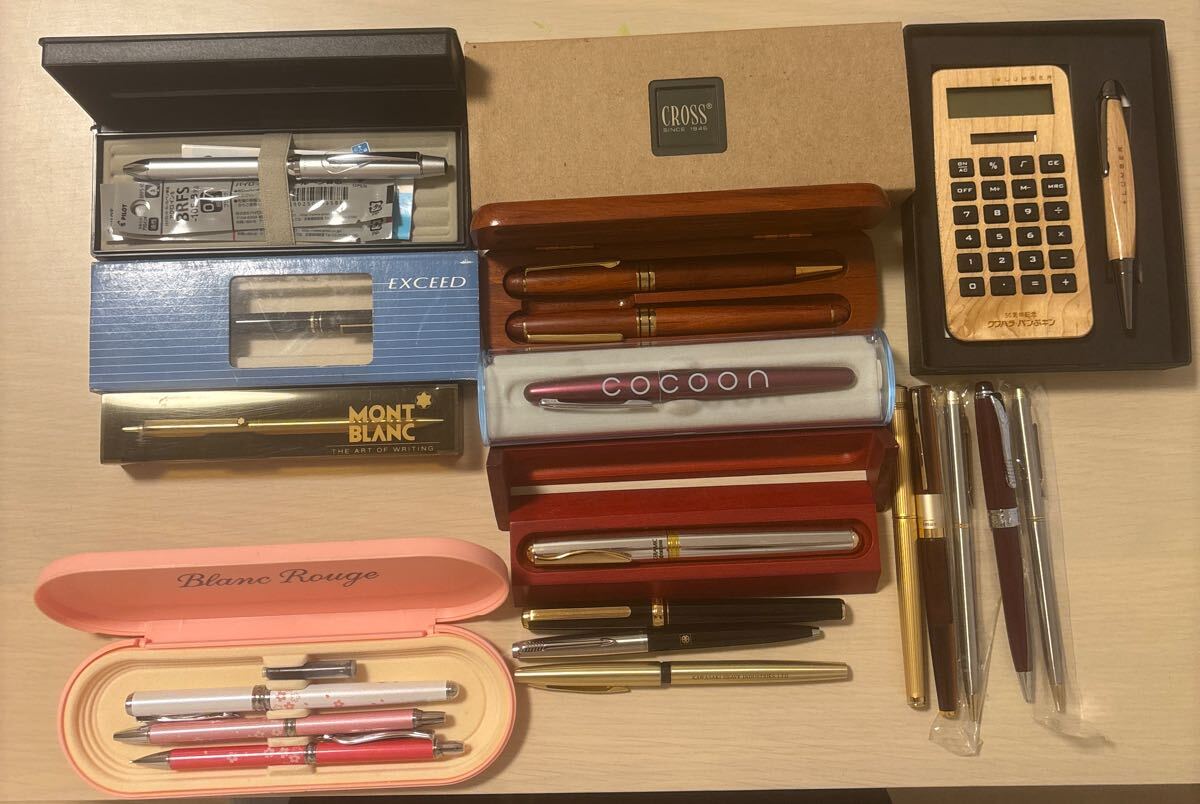 CROSS ボールペン 万年筆 筆記用具等 中古品まとめ売り拍卖