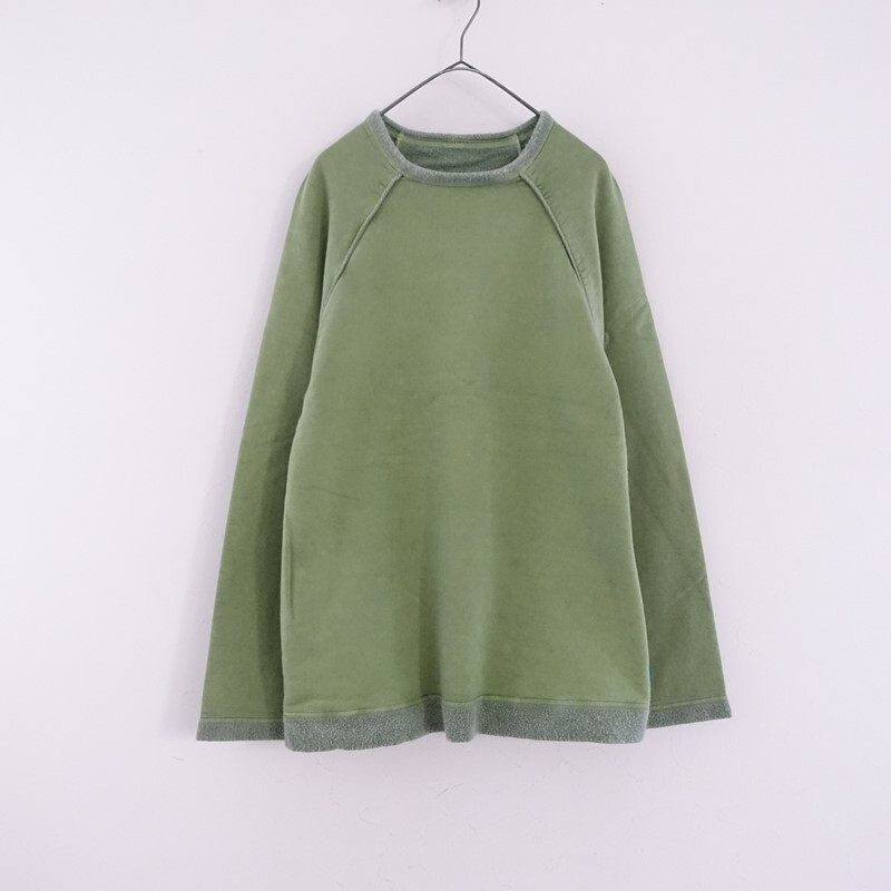 【ユニセックス/定価1.1万】グッドオン GOOD ON *裏起毛スウェットプルオーバー*L綿グリーン緑トップス(25-2602-403)【81C62】拍卖