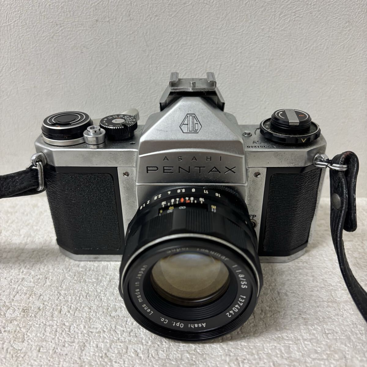 0317C6 PENTAX ペンタックス 一眼レフ フィルムカメラ SV LENS レンズ Super-Takumar 1:1.8/55 シャッター切れ確認済み拍卖