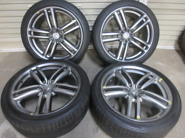 日産純正流用に19×8.5J 5穴PCD114.3エルグランドスカイラインフーガシーマステージア拍卖