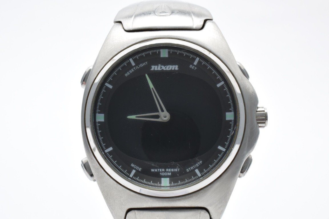NIXON ニクソン 腕時計 メンズ クォーツ式 アナログデジタル 2針 ステンレススチール 電池式拍卖