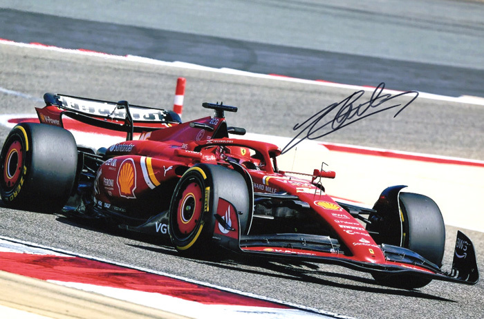 ☆SALE☆ シャルル・ルクレール 直筆サインフォト フェラーリ F1 Charles Leclerc拍卖