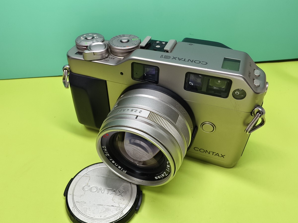 【委託品】 CONTAX G1 フィルムカメラ Carl Zeiss Planar 40mm レンズ付き レンジファインダー コンタックス 1円スタート売り切り 拍卖