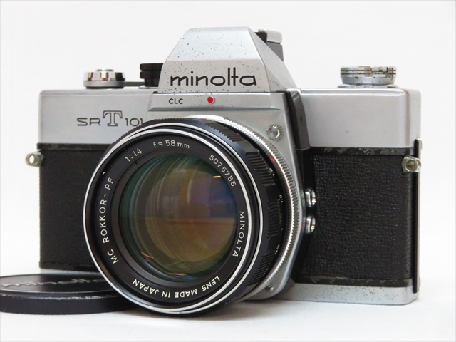 ◆◇MINOLTA ミノルタ SRT101 シルバー + MC ROKKOR-PF 58mm F1.4 一眼レフ ジャンク◇◆拍卖