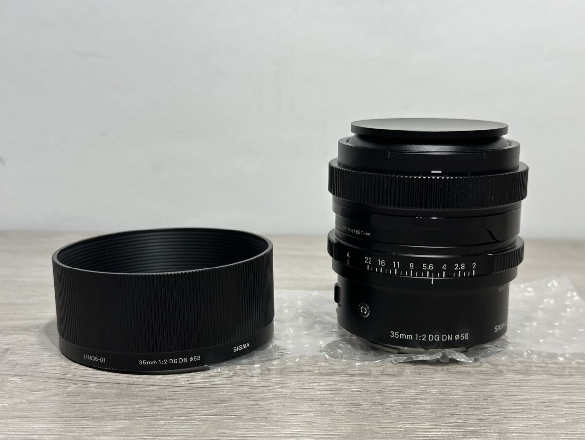 ★ k.925 SIGMA シグマ 35mm 1:2 DG DN φ58 ソニー Eマウント 一眼 カメラ レンズ 動作確認済み ★拍卖
