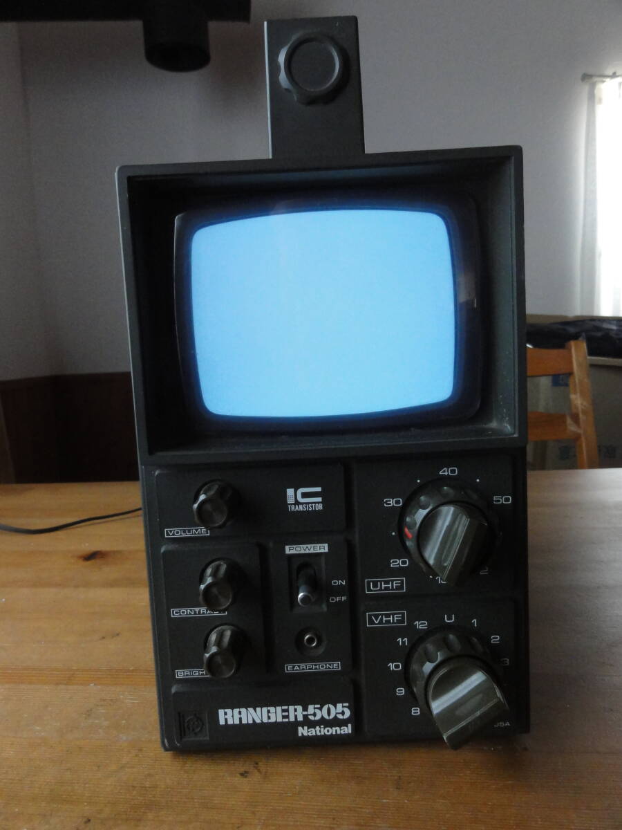 national TV●ナショナル製テレビ●TR-505A●50/60HZ●拍卖
