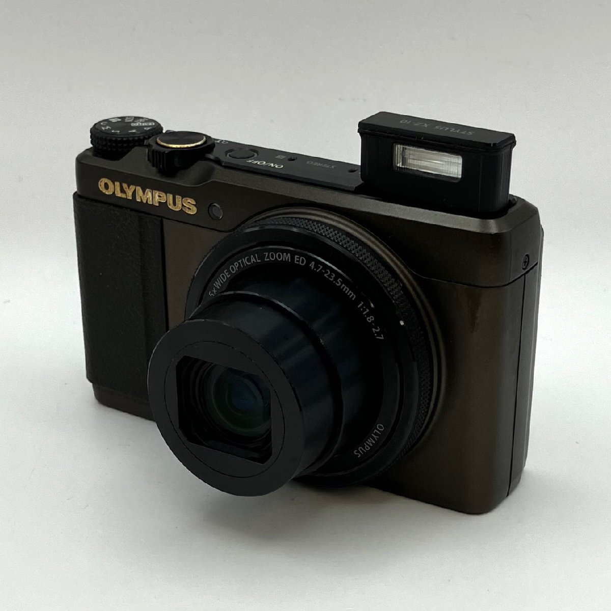 1円~/OLYMPUS/オリンパス/XZ-10/ブラウンカラー/デジカメ/コンパクトデジタルカメラ/通電確認済/シャッターOK/ジャンク/K114拍卖