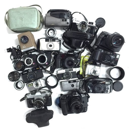 1円 キャノン EOS-1 N 10QD EOS 630 一眼レフフィルムカメラ Autoboy JET 35mm 等 現状品 まとめ B1255拍卖
