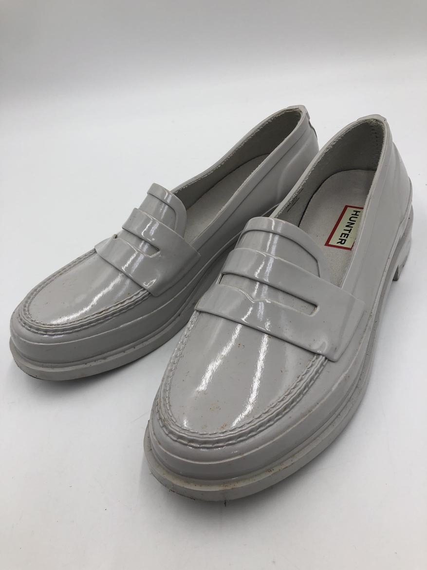 HUNTER ハンター オリジナル ペニー wff1006rgl ローファー シューズ size37/グレー ■■ ☆ fdb7 レディース拍卖